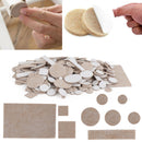 2 Colors 357 Piece Self-Stick Furniture Felt Pads for Hard Surfaces