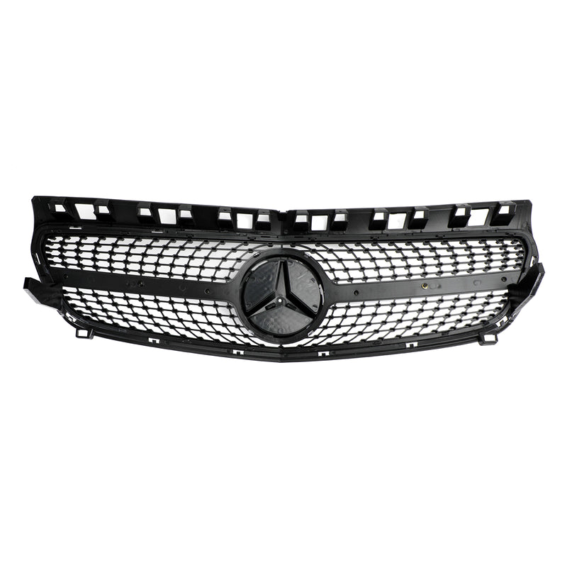 Mercedes Benz A CLASS W176 2013-2015 Front Bumper Grille Grill Black/Chrome