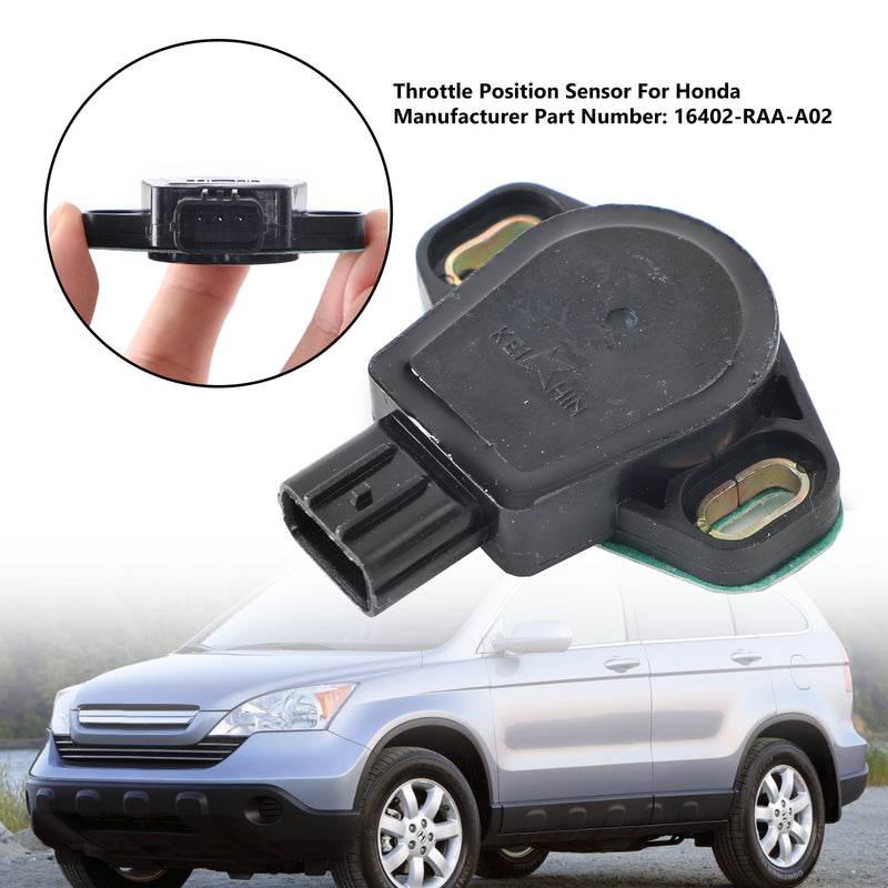 Throttle Position Sensor TPS 16402-RAA-A02 For Honda Accord 2.4L 2003-2005 Generic