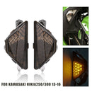 LED Front Turn Signal Light Lamp For KAWASAKI NINJA 250 300 400 650 1000 EX650