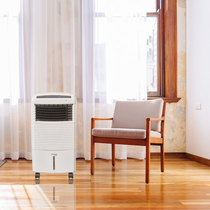 15L (4 Gal) Portable Air Conditioner Evaporative Cooling Fan with Anion Humidification & Remote