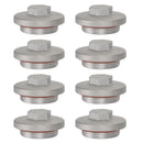 8x Valve Adjuster Cover Cap O-Ring For Suzuki QuadRunner LT LT-F 125 160 185 230 Generic
