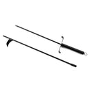 2PCS Hearth Tool Fireplace Set Fire Tools Set Campfire Tongs Fire hook Black