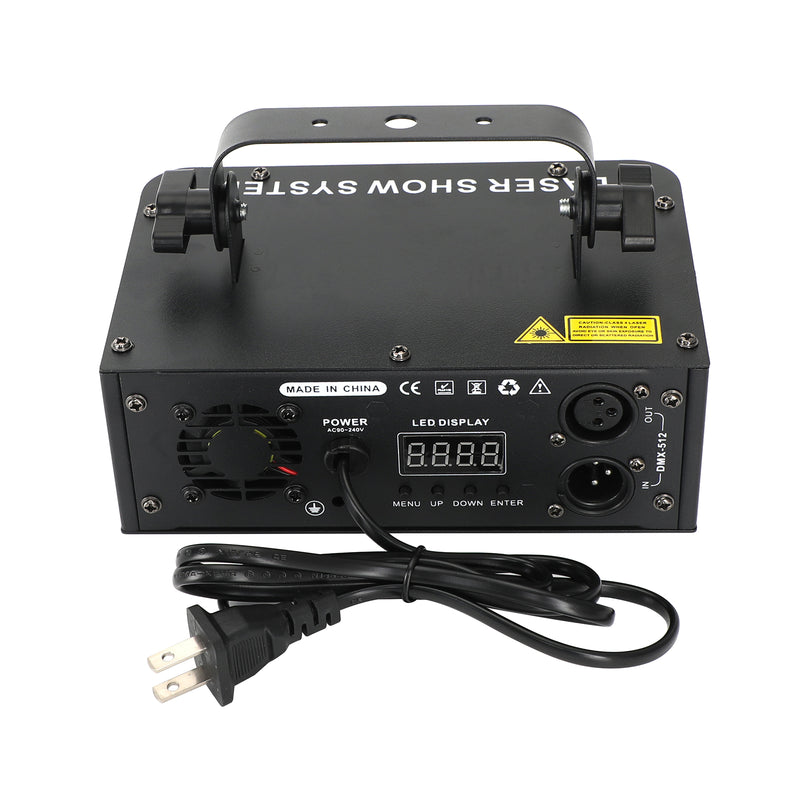 500mW DMX RGB LED Laser Beam Scanner Projector DJ Disco Party Stage Laser Light