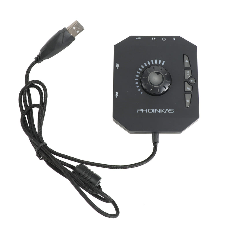 USB External Audio Sound Card 3.5mm 7.1 Channel Virtual Converter for Laptop PC
