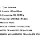 5Pcs VHF Antenna 136-174MHz For GP320 GP340 GP360 GP380 Radio 90mm