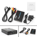3 RCA AV+S-Video CVBS Composite R/L Audio to HD 1080P Converter AU Plug Power