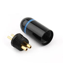 5PCS Aluminum Alloy Paint Black 0.78mm Plug Audio Connector For JH16 JH11 Pro BK