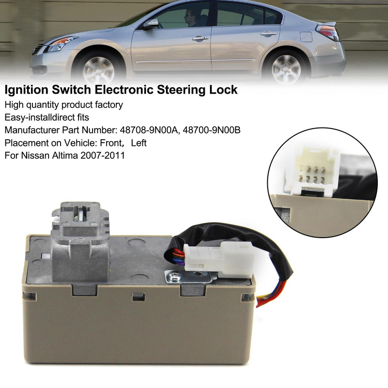 Nissan Altima 2007-2011 Ignition Switch Electronic Steering Lock 48708-9N00A