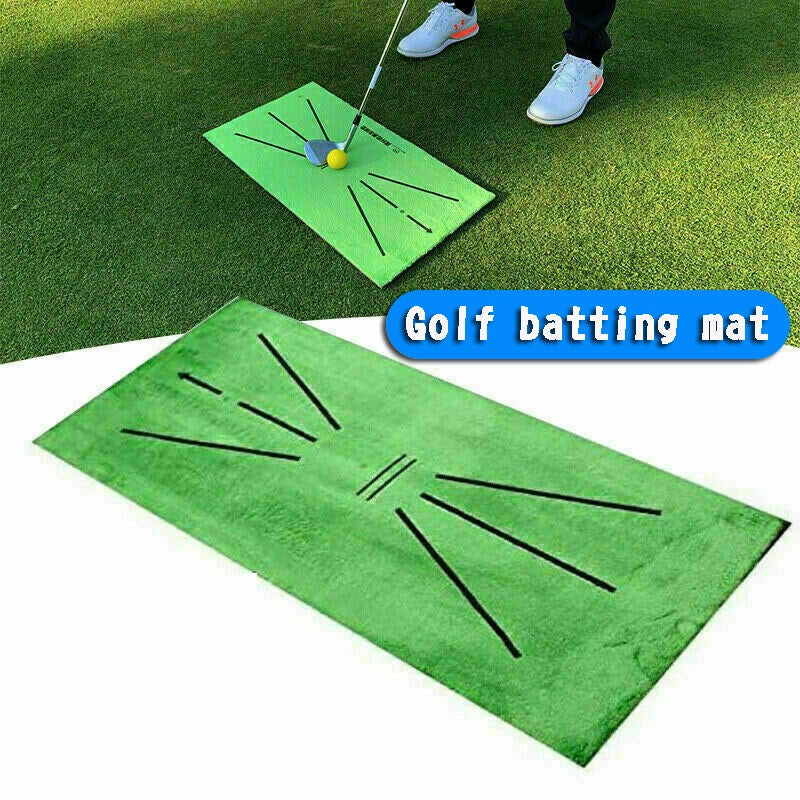 Golf Training Mat Swing Detection Batting Practice Training Aid Game 30x60cm