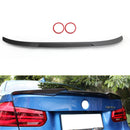 BMW F30 3Series 2012-118 Rear Trunk Spoiler Wing M4 Type Carbon Fiber Style