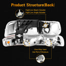 Chevrolet Silverado 99-02/Tahoe Suburban 00-06 Headlights Assembly+Bumper Signal Lamps