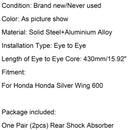Motorcycle 425mm Rear Air Shock Absorbers Suspension For Honda Silver Wing 600 Generic