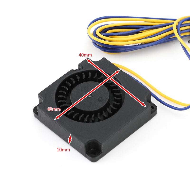 3D Printer Radial Turbo Blower Fan 12V 24V 4010 40MM For ENDER 3 CR10 CR-10S PRO