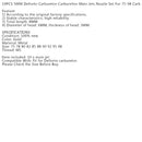 10PCS 5MM Carburettor Main Jets Nozzle Set For Dellorto Carburetor 75-98 Carb Generic