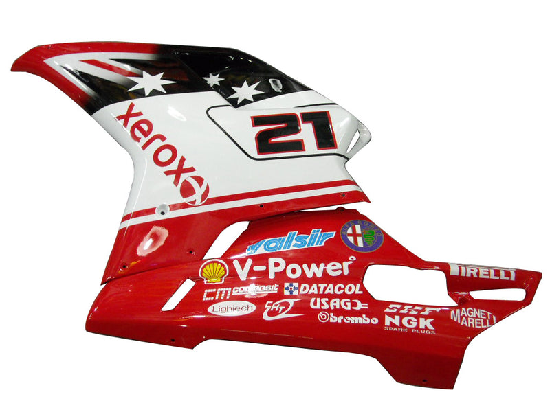 Fairings for 2007-2012 Ducati 1098 1198 848 Red & White Xerox No.21 Racing Generic