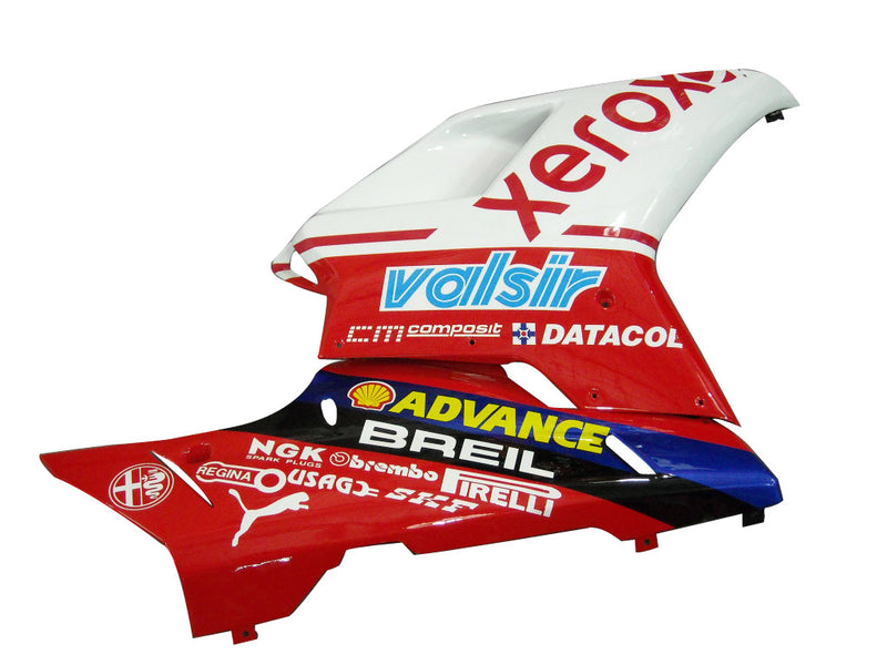 Fairings for 2007-2012 Ducati 1098 1198 848 White & Red Xerox Racing Generic