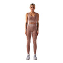 2Pcs Womens Snake Skin Pants Set Lounge Wear Tracksuit Yoga Gym Sport Suit
