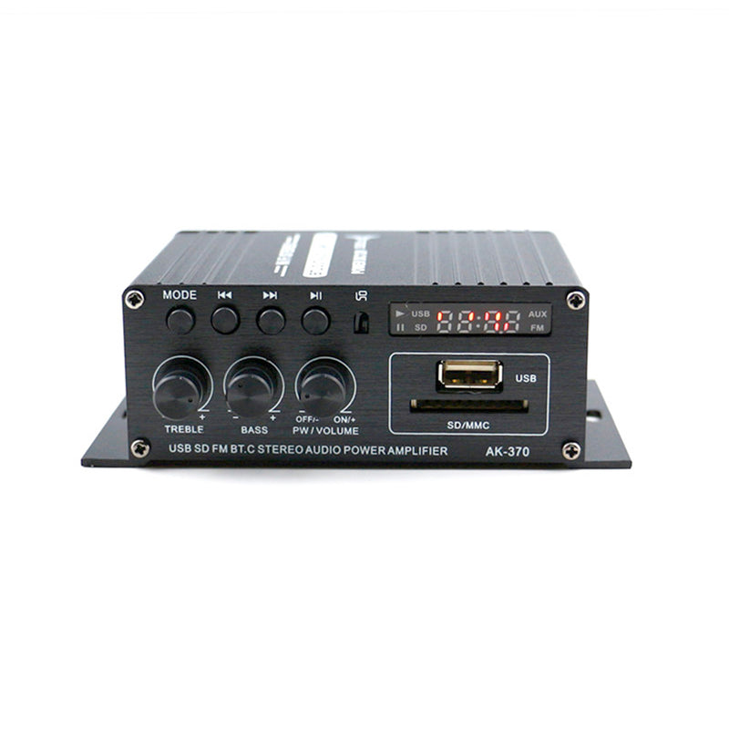 200W + 200W Hi-Fi Auto Stereo 12V Car Audio Amplifier Bluetooth MP3 Radio