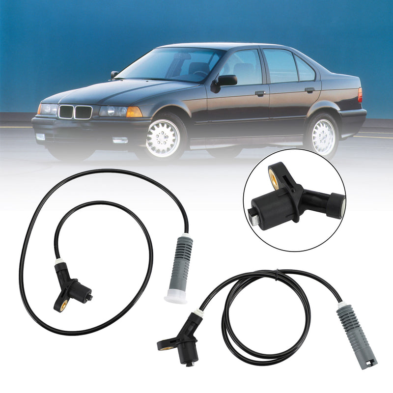 2 x Rear L&R ABS Speed Sensor 34521182067 for BMW 3-ER E36 316 - 328 + M3 Generic