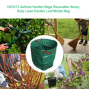 16/32/72 Gallons Garden Bags Reuseable Heavy Duty Lawn Garden Leaf Waste Bag