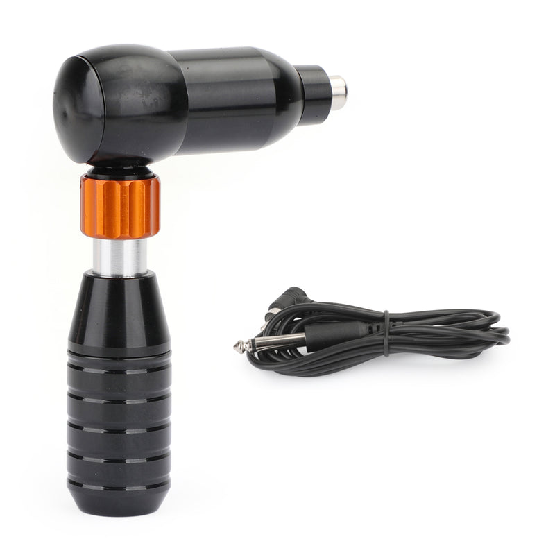 Rotary Tattoo Machine Shader Gun Liner Pen Grip Needle RCA Cord Motor Kits Black