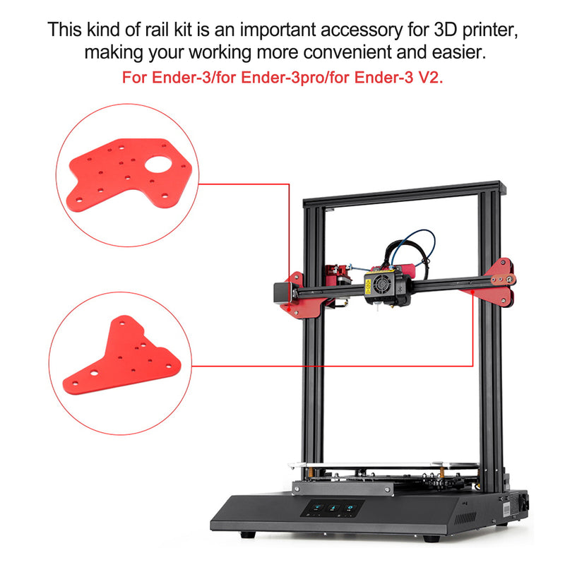 Dual Z-axis Linear Guide Back Plate for Ender-3/for Ender-3pro/for Ender-3 V2