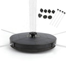 Solar Powered Fountain Water Pump Night Floating Garden Bird Bath Kit