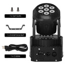 7 x10W Moving Head Stage Light 70W 7 LED RGBW DMX DJ Disco Stage Party Lighting