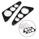 Rear Panel Guard Side Cover Plate Protector for YAMAHA XSR155 2019-2020 Black Generic