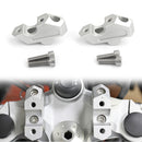 Silver 20mm Pullback 7/8" Handlebar Risers 23mm Raise for BMW F750GS 2018 2019 Generic