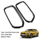 2018-2023 BMW X2 Series F39 Gloss Black Front Bumper Grill Frame Cover Trim