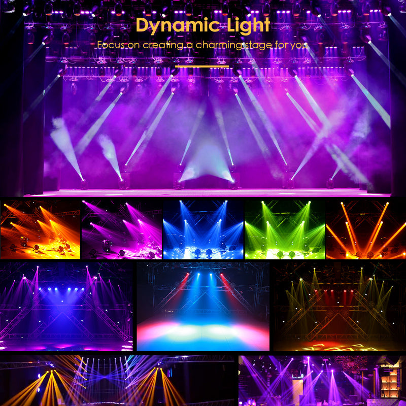 7 x10W Moving Head Stage Light 70W 7 LED RGBW DMX DJ Disco Stage Party Lighting