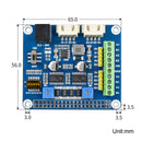 Stepper Motor HAT Fit for Raspberry Pi 4B/3B+/3B/Zero Drives Two Stepper Motors