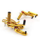 CNC Racing Footrest Rearsets Rear Set Foot pegs For BMW S1000RR 2015-2018 Generic