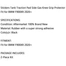 2X Side Tankpad Fuel Tank Protector Fit For Bmw F900Xr 20+ Made Of Rubber Black Generic