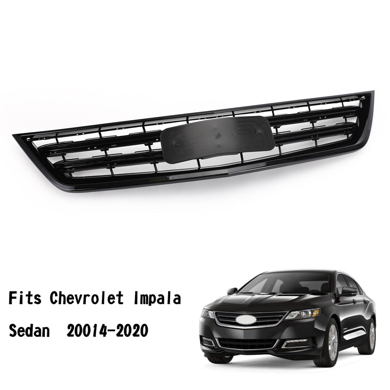 Chevrolet Impala Sedan 2014-2020 Gloss Black Front Upper Grille Grill