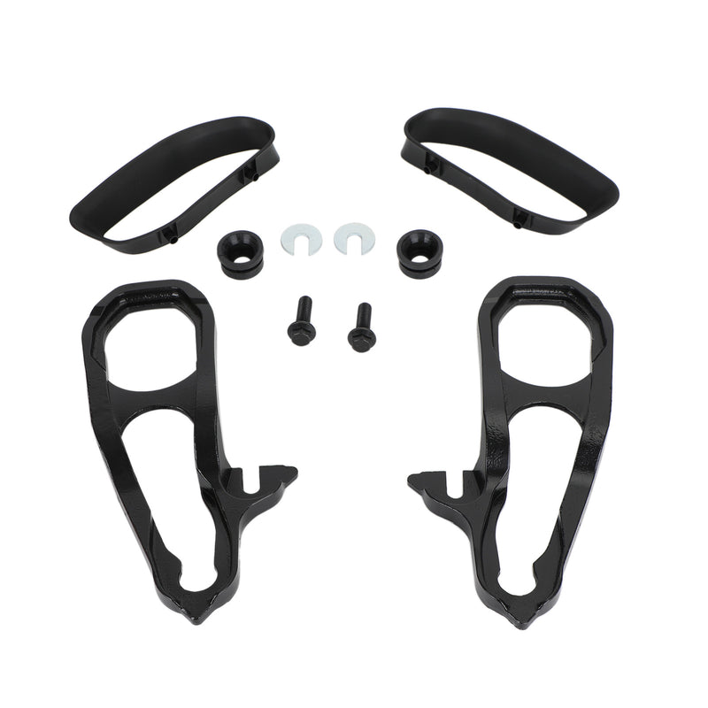 Front Black Tow Hooks Left & Right with Mopar 82215268AB for 2019 2020 Ram 1500 Generic