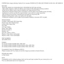 Starter fit for Yamaha YFZ450R SE Special Edition 449cc 2009-2020 18P-81890-00 Generic