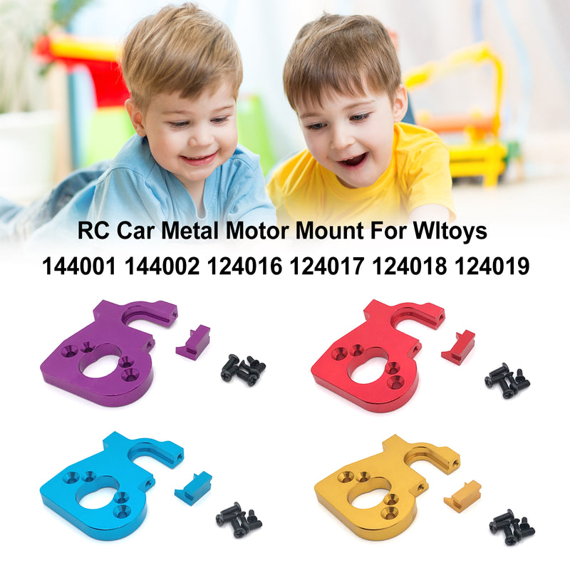 RC Car Metal Motor Mount For Wltoys 144001 144002 124016 124017 124018 124019
