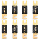 8Pcs Fuse 100A AMP ANL Type Gold Plated Blade Fuses For Auto Car Stereo Audio