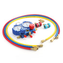 Combo 3.5CFM 1/4HP Air Vacuum Pump HVAC + R134A Kit AC A/C Manifold Gauge Set