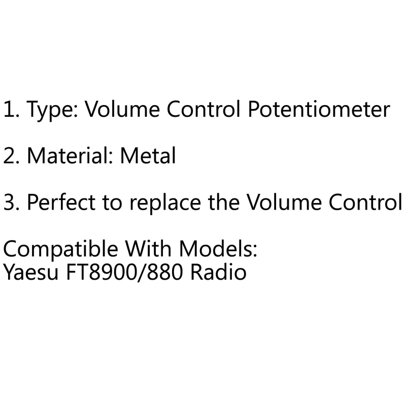 1Pcs 8Pin Volume Control Switch Potentiometer For Yaesu FT8900/880 Radio