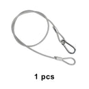 1/5/10Pcs 29.1"Steel Wire Safety Security Cable For Stage Light Clamp Beam Light