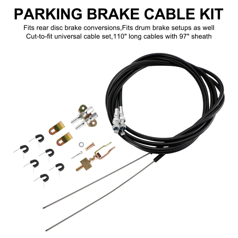 Wilwood 330-9371 CPP Universal Rear Parking Brake Emergency E-Brake Cable