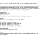 1PCS Fuel Injector For 2003-2007 Honda Accord 2.4L 16450RAAA01 16450-RAA-A01 Generic