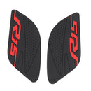 Pair Tank Protector Side Tankpad Fit For Yamaha R15 V3 2017-2020 Rubber Black Generic