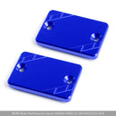 2x Blue FRONT Brake Reservoir Cap Fit for HONDA PCX125/150 2018 Forza 125 300 Generic