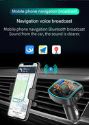 QC3.0 PD18W Quick Charger Car Mp3 Player Bluetooth 5.0 Receiver FM Transmitter