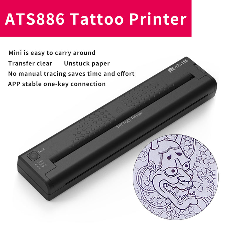Advanced Tattoo Transfer Technology with USB Thermal Stencil Paper Maker
